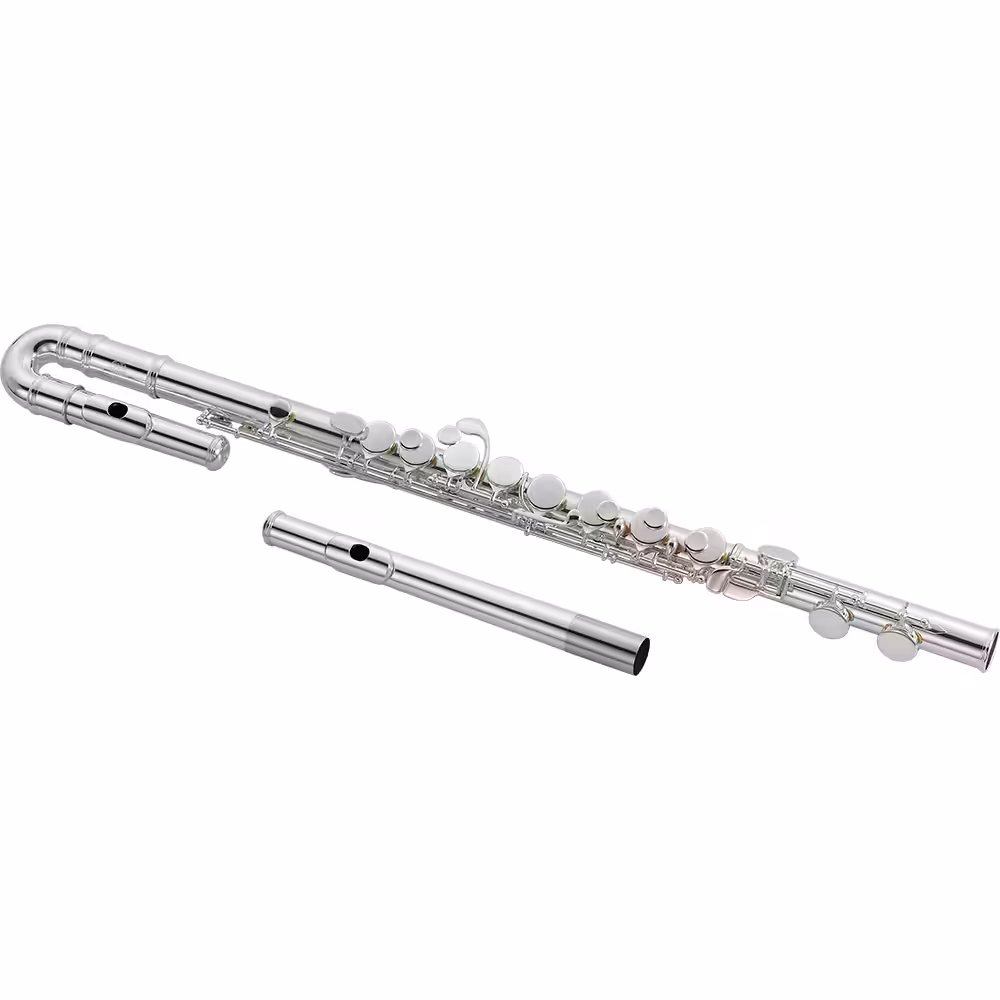 JAF1100XE Performance Level Alto Flute With Sterling Silver Straight And Curved Headjoints