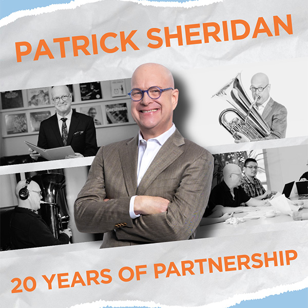 KHS Musical Instruments and Patrick Sheridan Celebrate 20 Years of a Partnership That Has Always Put Musicians First